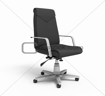 Black office armchair 