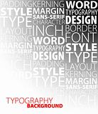 design and typography background