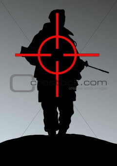 Soldier target
