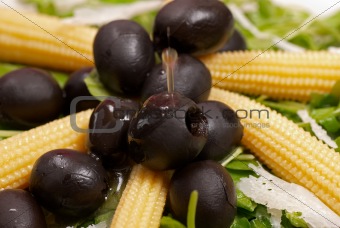 Baby corn salad