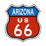 Arizona Route US 66 Sign