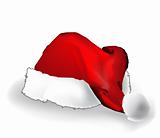 Christmas cap isolated over white background