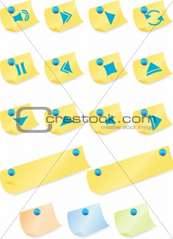 Multimedia Buttons: Post it Note