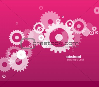 Abstract background with wheels.