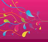 Abstract colored background with lines.