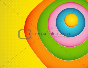 Abstract colored illustration