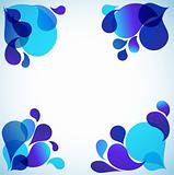 Abstract blue  background