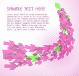 Abstract pink  technical background