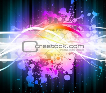 Rainbow Abstract Background for Modern Flyers 