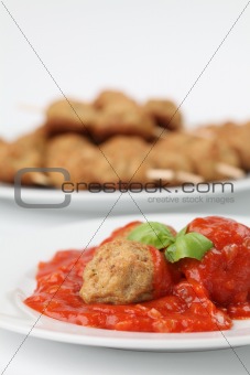 Meatballs with tomato sauce