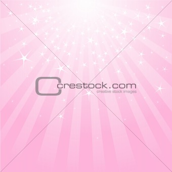 Abstract pink stars and stripes