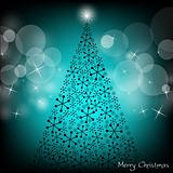 Christmas tree, vector