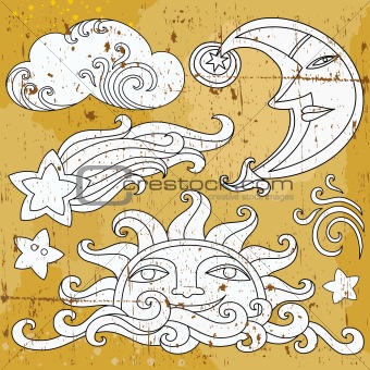 Celestial symbols: 1