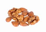 almond and walnuts