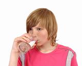 teenager to drink water