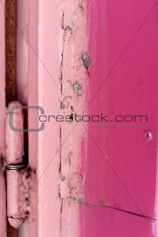 pink window frame