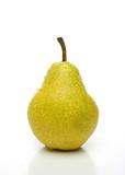 One yellow pear
