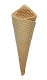 Crunchy icecream cone isoleted
