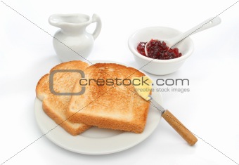 A beautiful breakfast scene