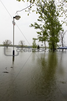 flooded river 