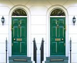 Symmetric front doors