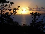 The sun rises over Magnetic Island, Australia.