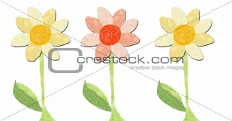 three flowers