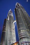 Petronas Twin Towers by night 1