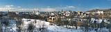 Panorama of Vilnius in winter