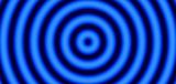 an illustration of a blue and black target