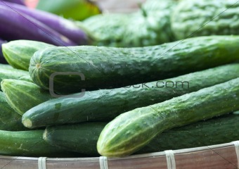 Organic cucumbers