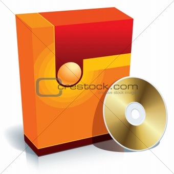 Box and CD vector