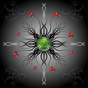 Abstract christmas background, vector