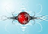 Abstract christmas background , vector