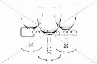 Three glasses