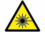Laser hazard Warning Sign