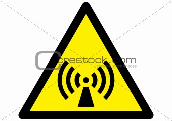 Non ionizing Radiation Hazard Symbol
