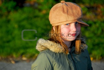 Girl winter hat