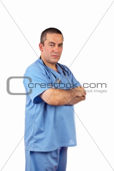 Friendly male doctor