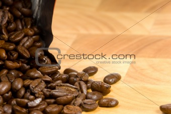 Whole coffee beans