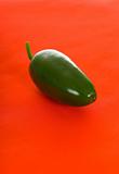 Jalapeno on red