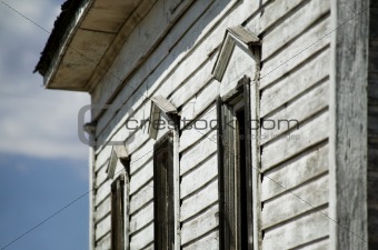Side Detail of Abandoned Rural Church
