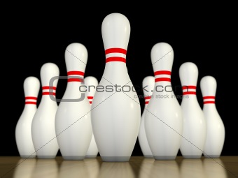 Ten pin bowling