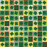 seamless background with clovers