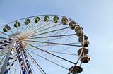 Big ferris wheel in attraction park