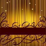 Abstract celebratory gold background for text