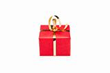 Red and Gold Xmas Gift Box