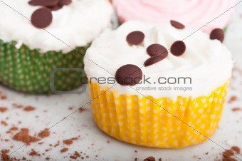 Three Small Cupcakes
