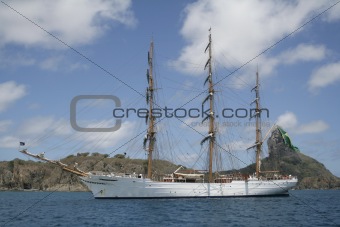 White Sail Ship