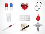 abstract medical icons
